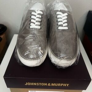 New Johnston & Murphy Women's Gray Sneakers